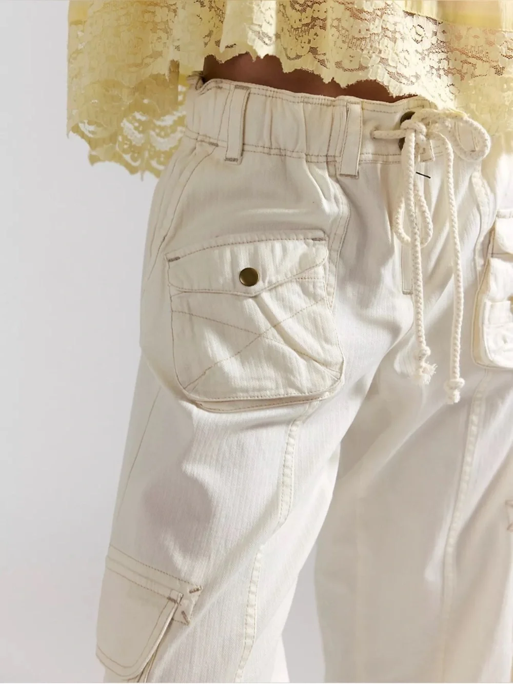 Free People Tahiti Pull-On Cargo Pants #1555